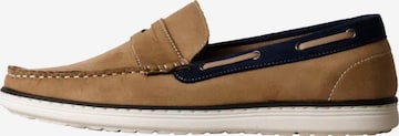 Elong Slipper in Braun: Vorderseite