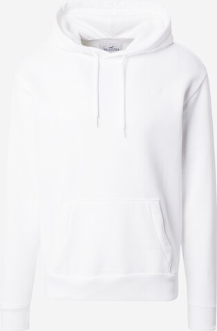 HOLLISTER Sweatshirt 'CHASE' in White: front