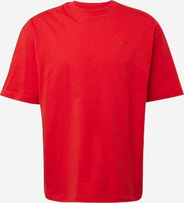 T-Shirt 'BOGGY-MEGOVAL' DIESEL en rouge : devant