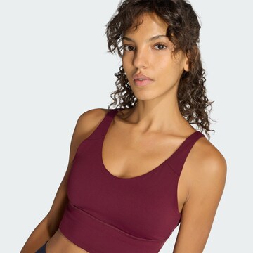 Bustino Reggiseno sportivo 'Studio All Me' di ADIDAS PERFORMANCE in rosso