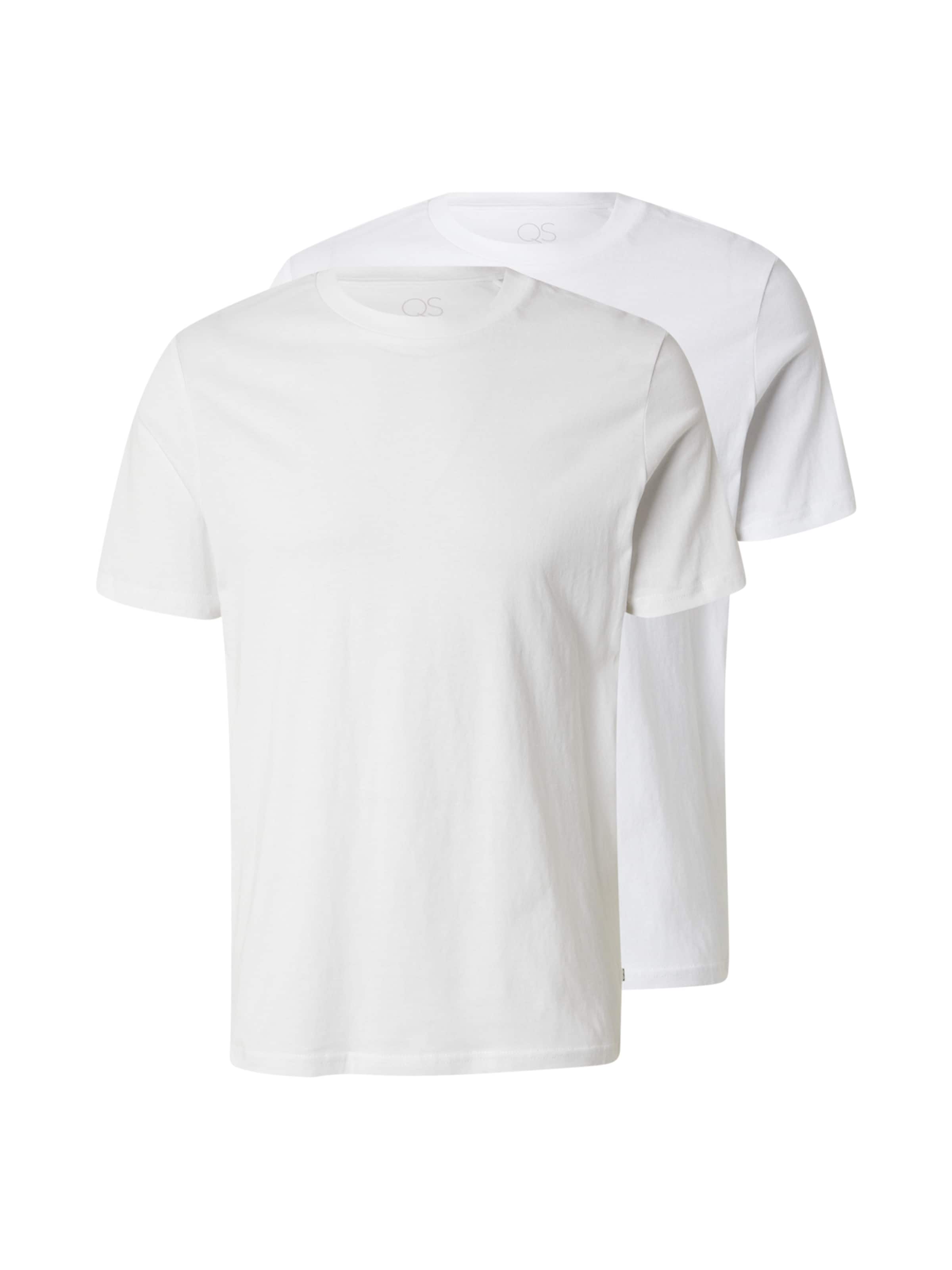 QS Shirt in White: front