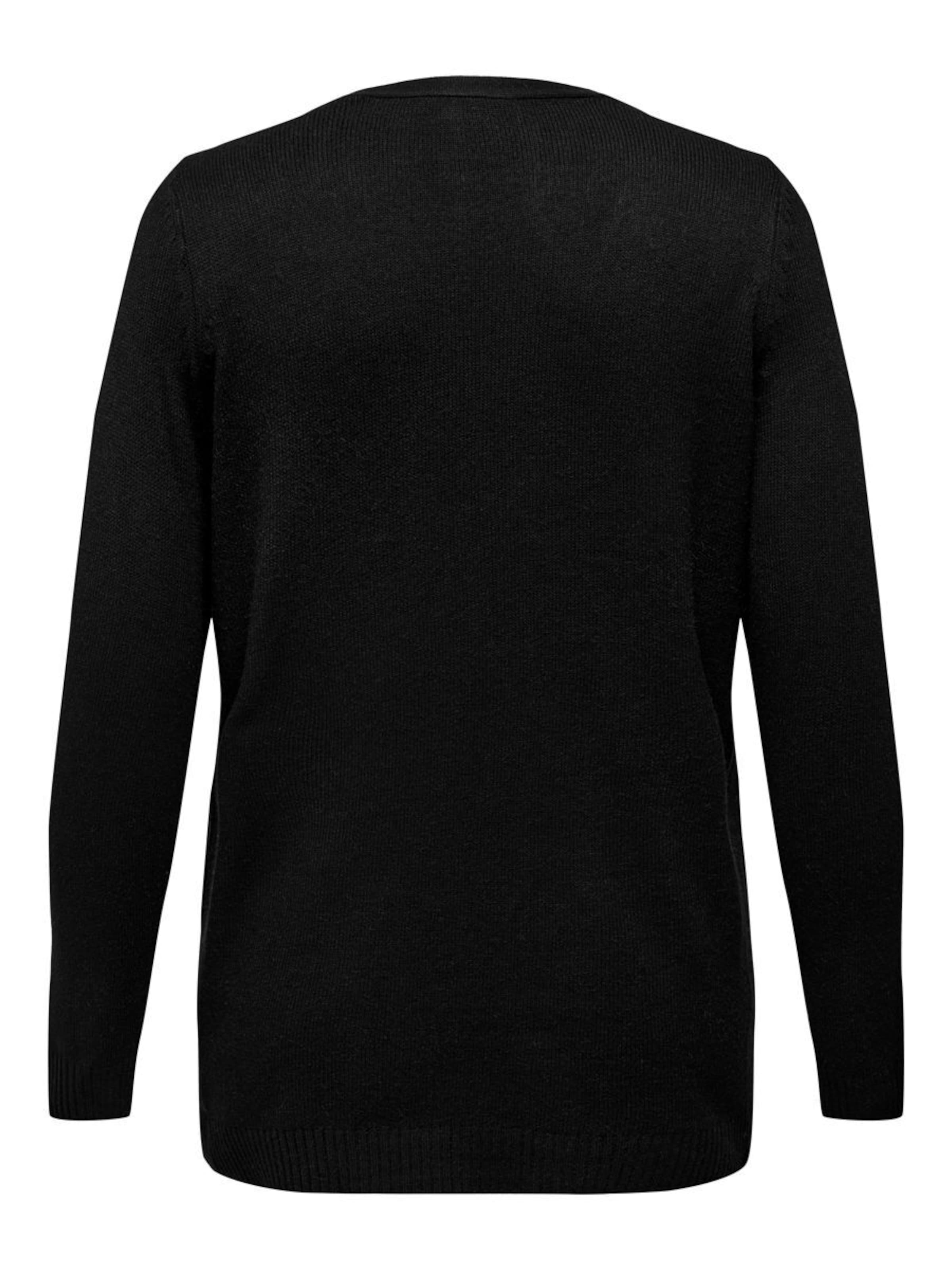 ONLY Carmakoma Knit Cardigan 'Esly' in Black