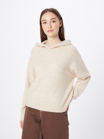 ABOUT YOU Sweater 'Anna' in Beige: front