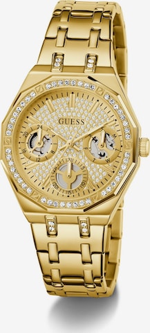 Montre à affichage analogique 'QUINN' GUESS en or : devant