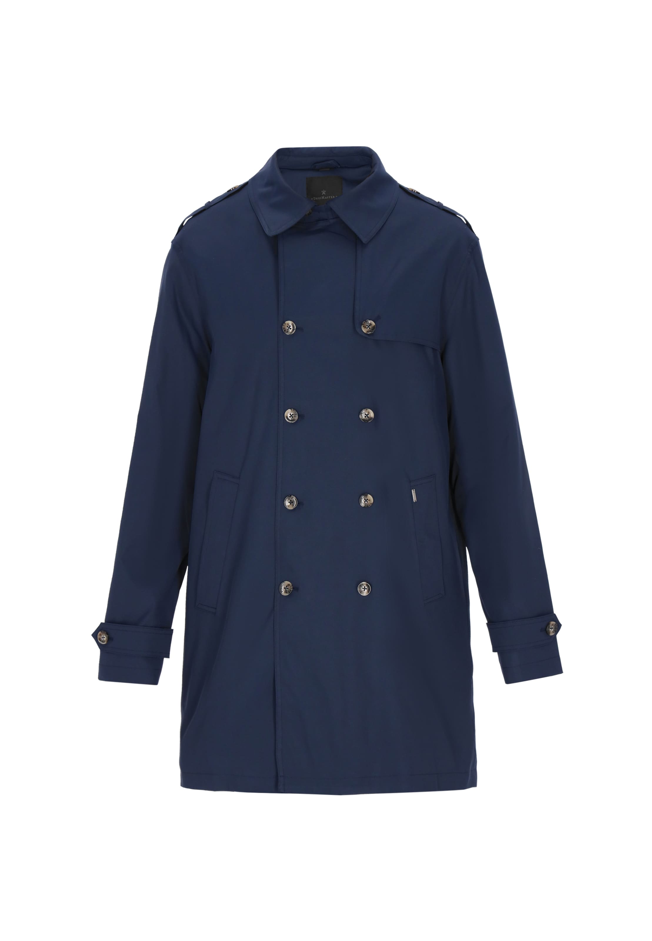 DreiMaster Klassik - Sobretudo meia-estação 'Classic' em azul: frente