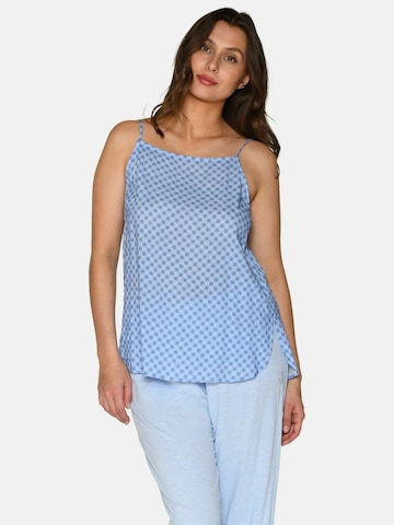 Chemise de nuit 'Joanna' CCDK Copenhagen en bleu : devant