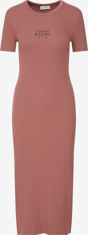 Robe Calvin Klein Jeans en marron : devant