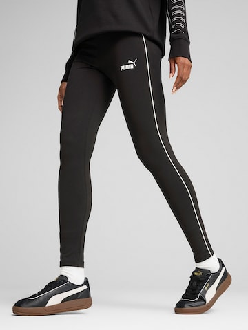 PUMA - regular Pantalón deportivo en negro: frente