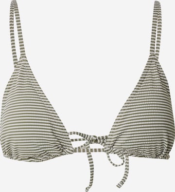 BeckSöndergaard Triangle Bikini Top 'Fendra Uma' in Green: front