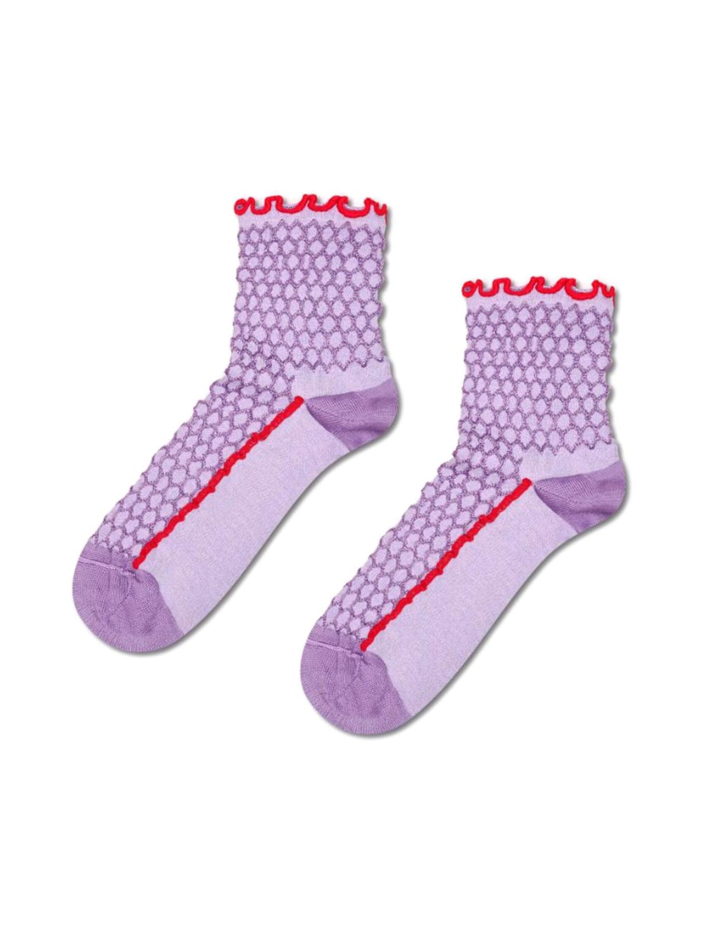 Calzino di Happy Socks in lilla: frontale