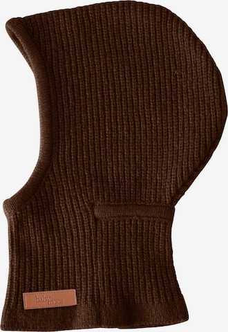 BabyMocs Beanie in Brown: front