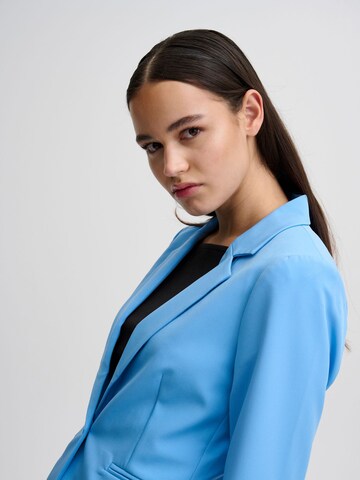 ICHI - Slimfit Blazer 'Lexi' en azul