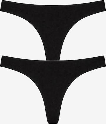 POMPADOUR String 'Light' in Schwarz: Vorderseite