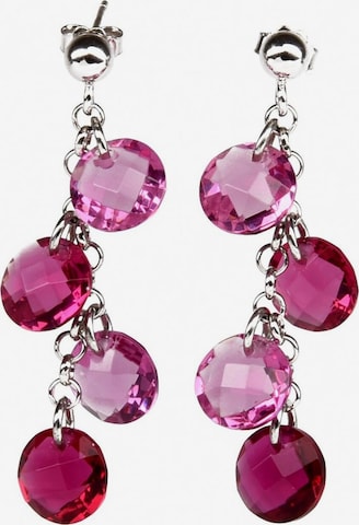 Addicted2 Fülbevalók 'Venere orecchini in argento con Cz cristalli' - lila: elől