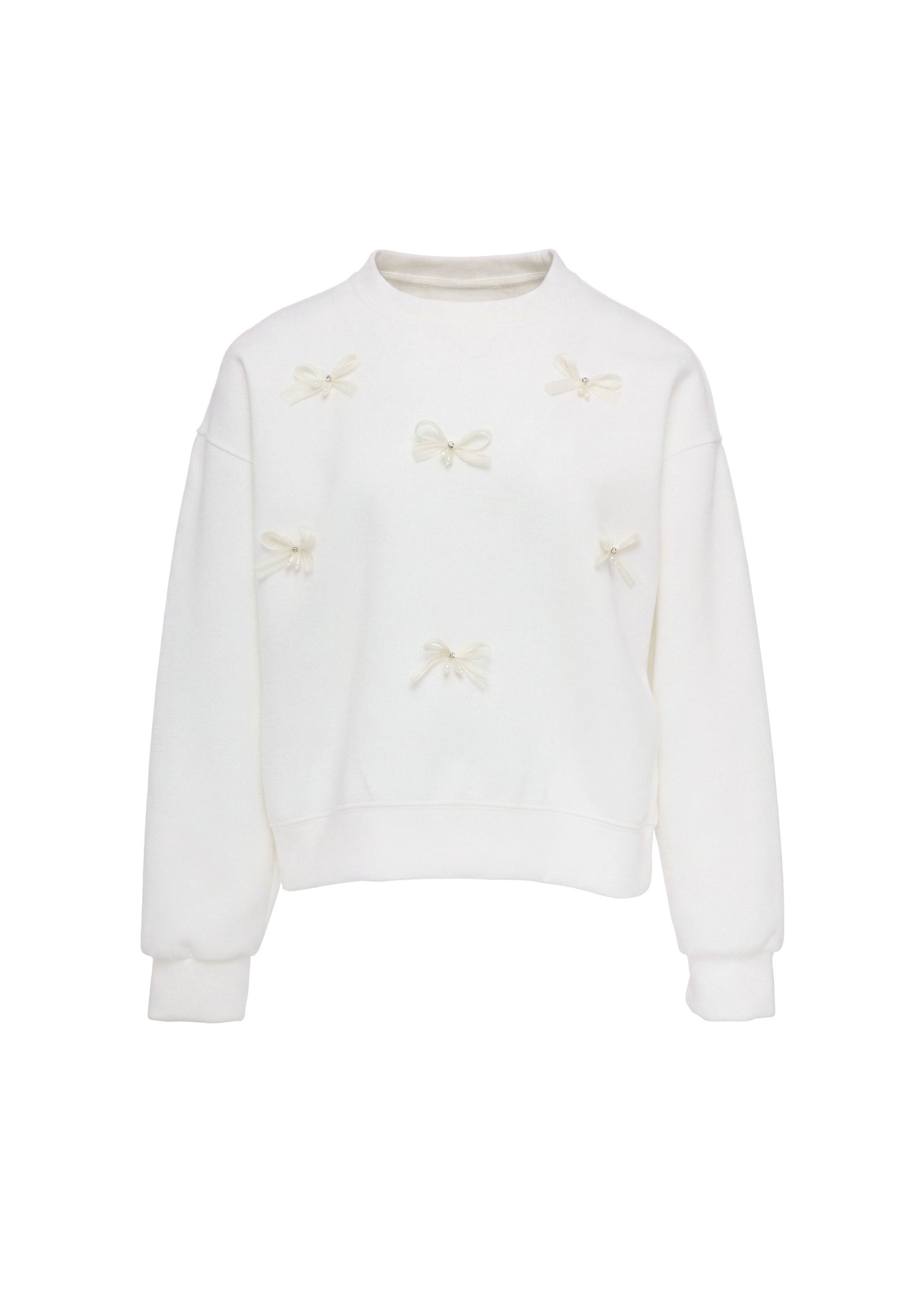 Sweat-shirt 'Pop' MYMO en blanc : devant