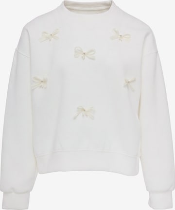 Sweat-shirt 'Pop' MYMO en blanc : devant