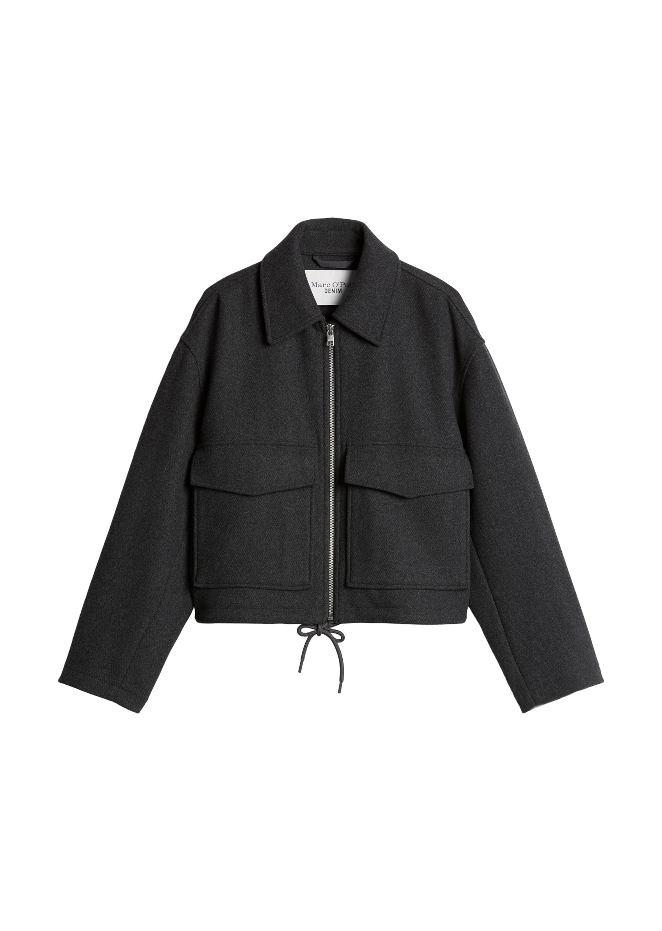 Marc O'Polo DENIM Jacke in Grau: Vorderseite