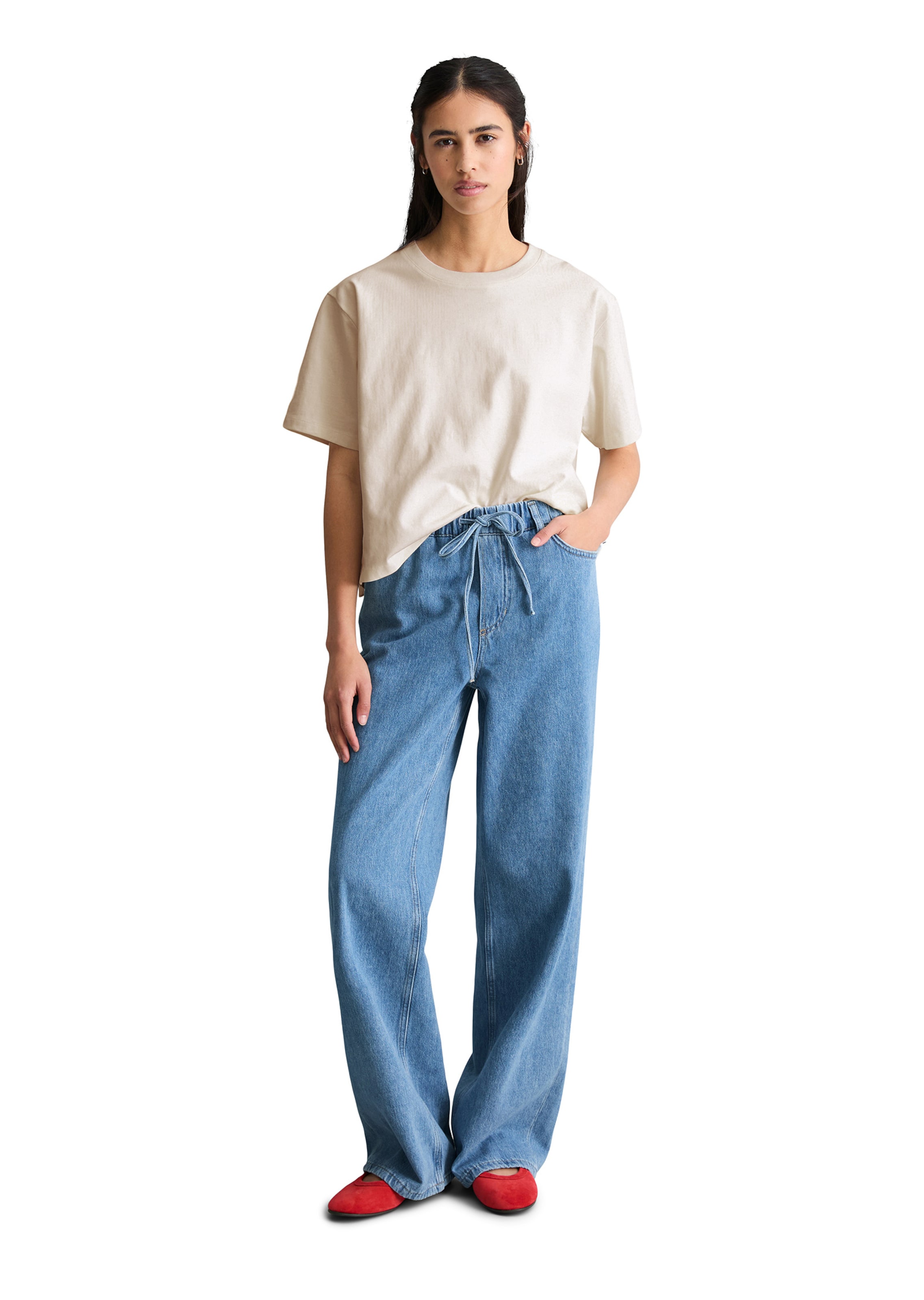 T-shirt Marc O'Polo DENIM en blanc