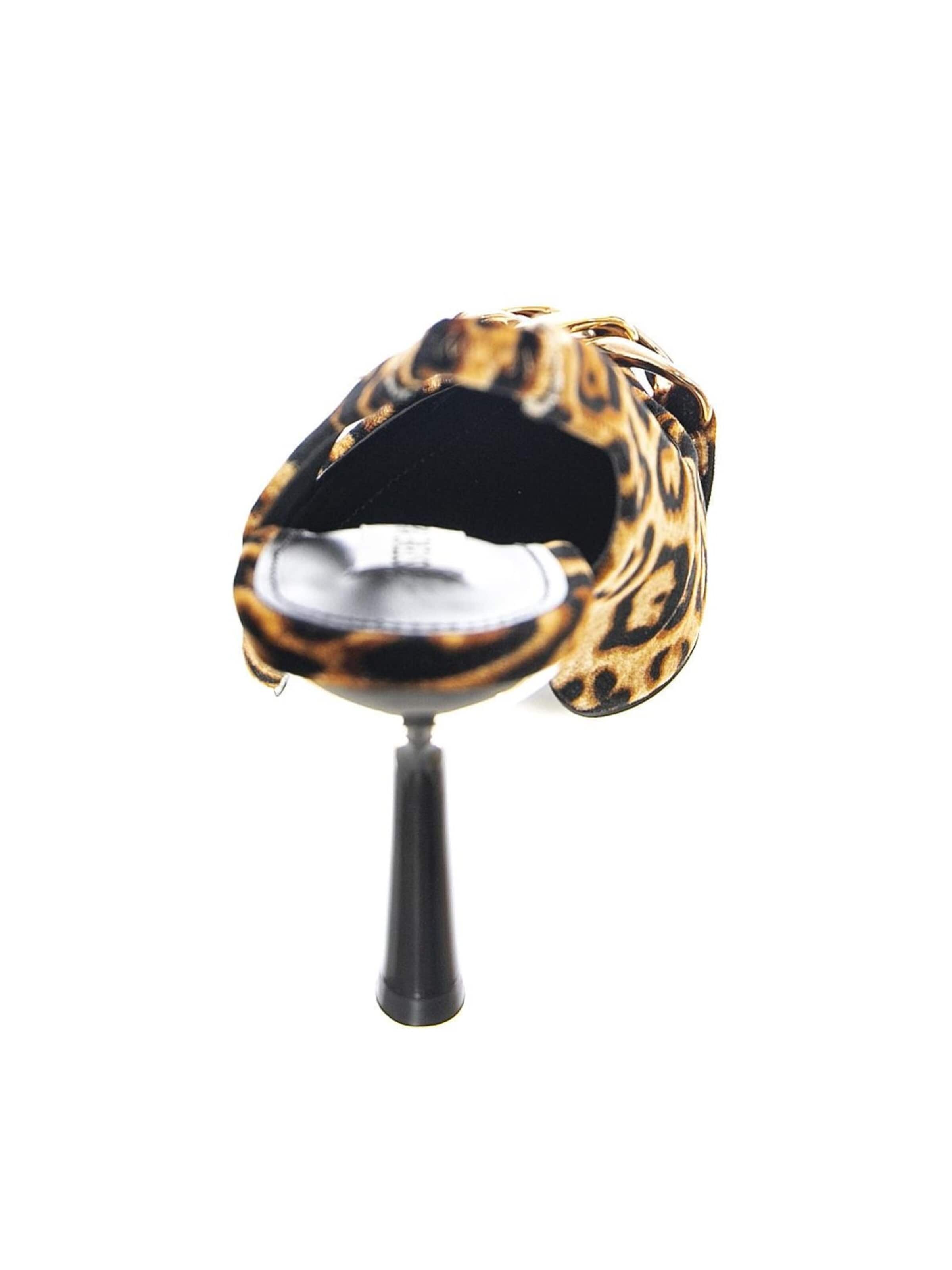 Escarpins à bride arrière 'Womens Jazzily Leopard Velvet Sandals' STEVE MADDEN en mélange de couleurs