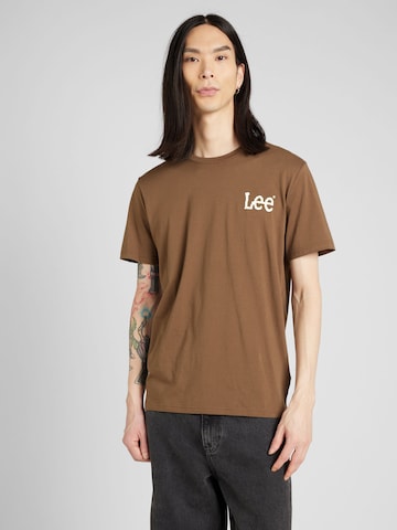 Lee Shirt 'ESSENTIAL' in Brown