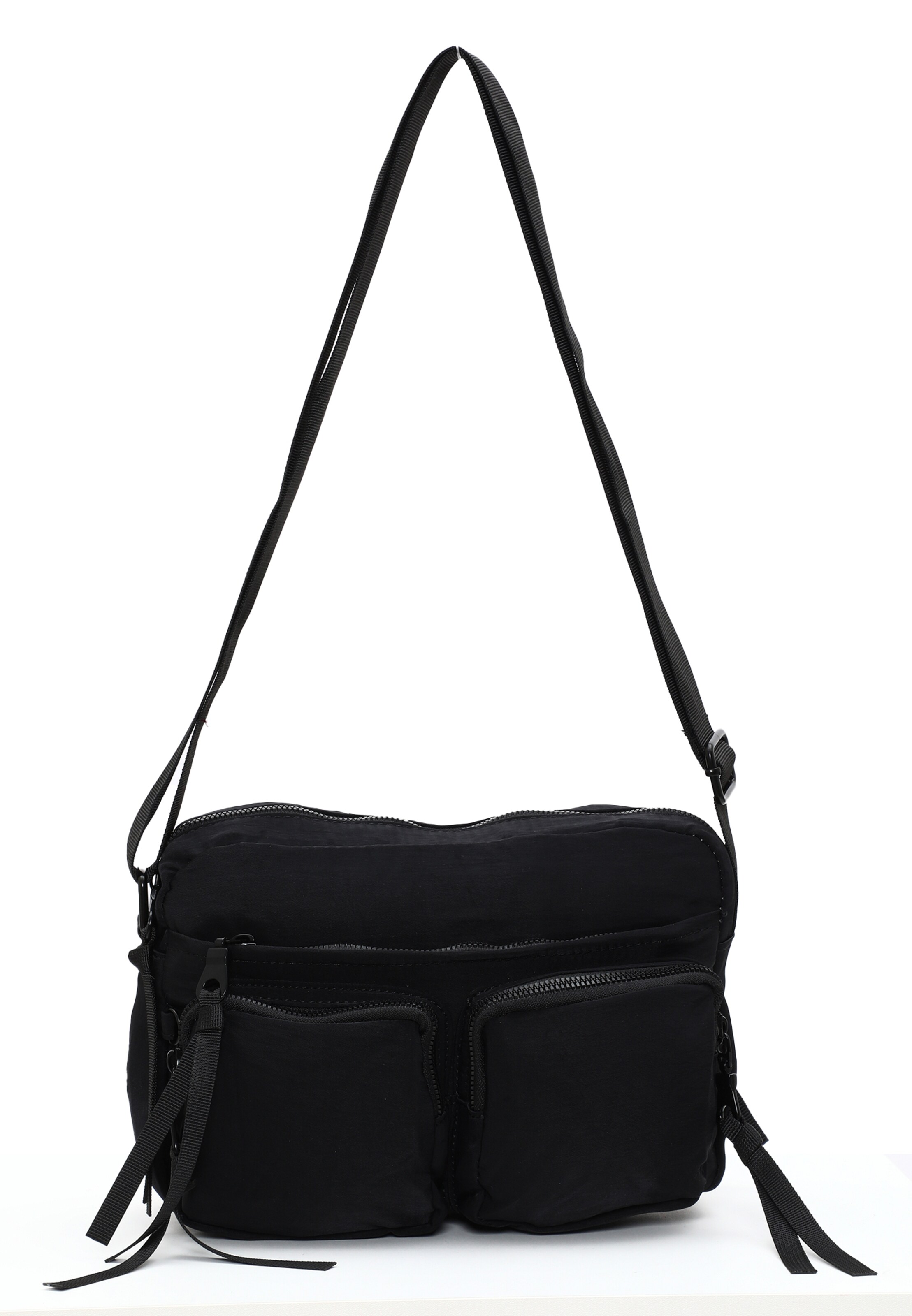 Mindesa - Bolso de hombro en negro: frente