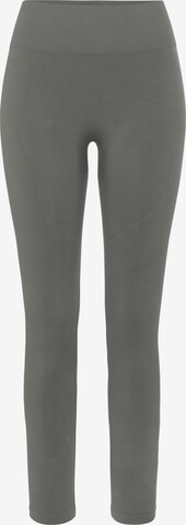 Skinny Leggings LASCANA en vert : devant