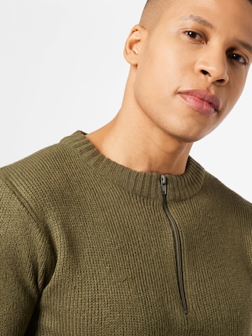 Brandit Sweater 'Armee' in Green