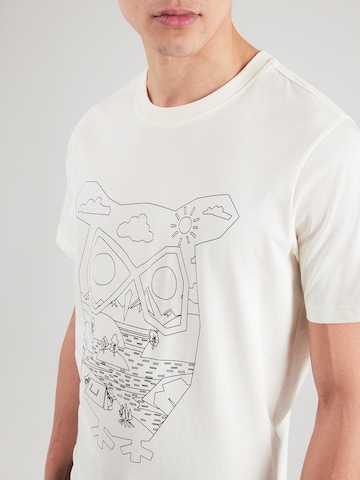 balts KnowledgeCotton Apparel T-Krekls