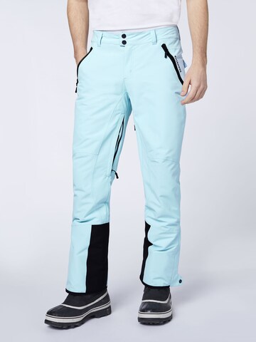 CHIEMSEE Regular Outdoor Pants 'Taos' in Blue: front