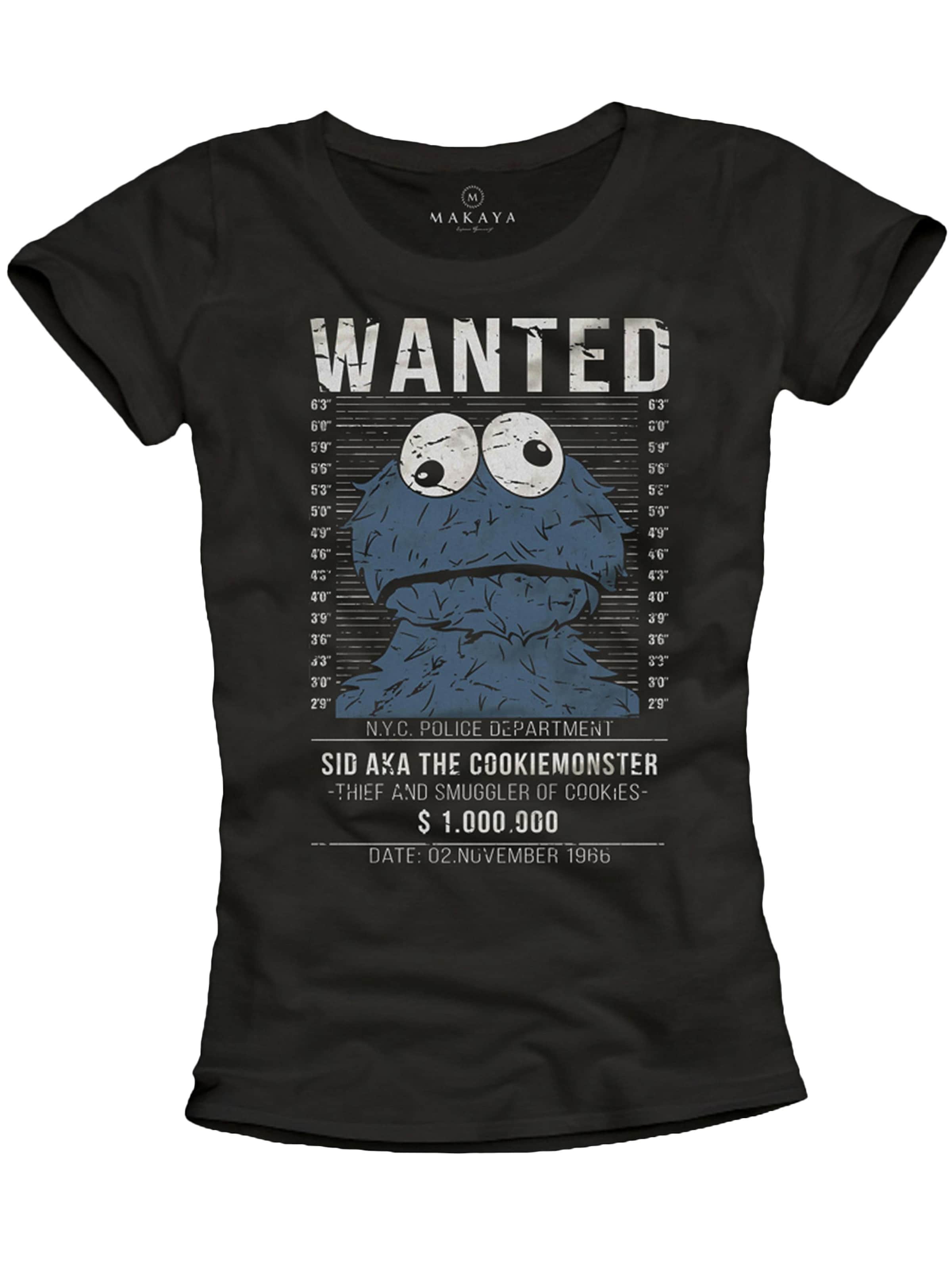MAKAYA Shirt 'Wanted' in S in Black, Item view