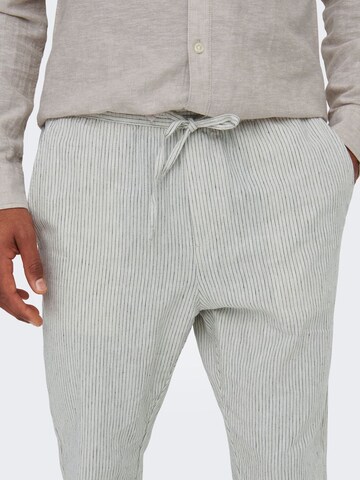 Only & Sons Regular Pants 'Linus' in Grey