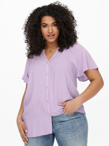 ONLY Carmakoma Blouse 'Kria' in Purple: front