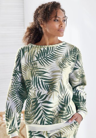 LASCANA Sweatshirt in White