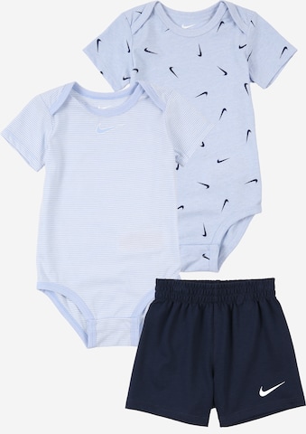 Nike Sportswear Set 'SWOOSHFETTI' - Modrá: predná strana