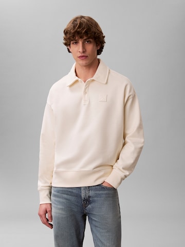 Calvin Klein Sweatshirt i vit: framsida