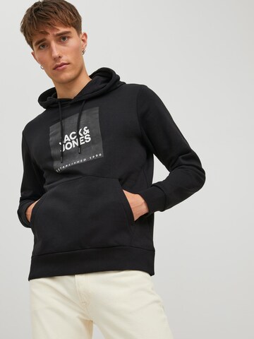 JACK & JONES Μπλούζα φούτερ 'Rover' σε μαύρο