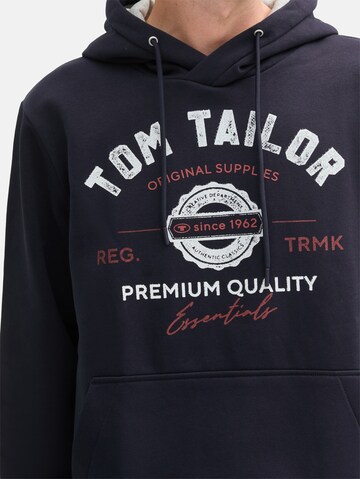 TOM TAILOR Sweatshirt in Blue