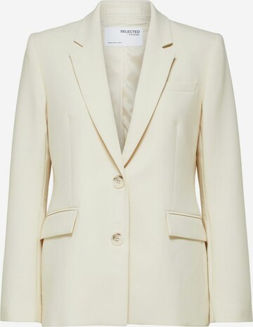 Blazer 'Rita' SELECTED FEMME en beige : devant