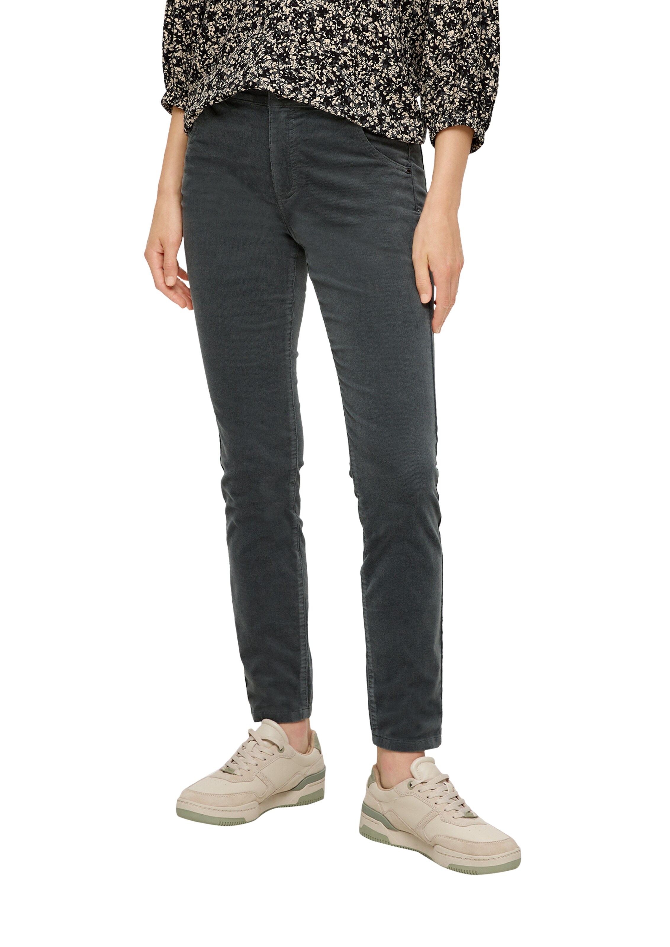 Coupe slim Pantalon s.Oliver en vert