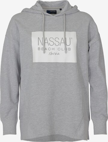 NASSAU Beach Club Sweatshirt in Grijs: voorkant
