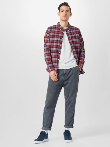 Urban Classics Regular fit Overhemd in Rood