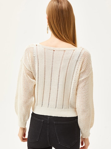 olalook Pulover | bež barva