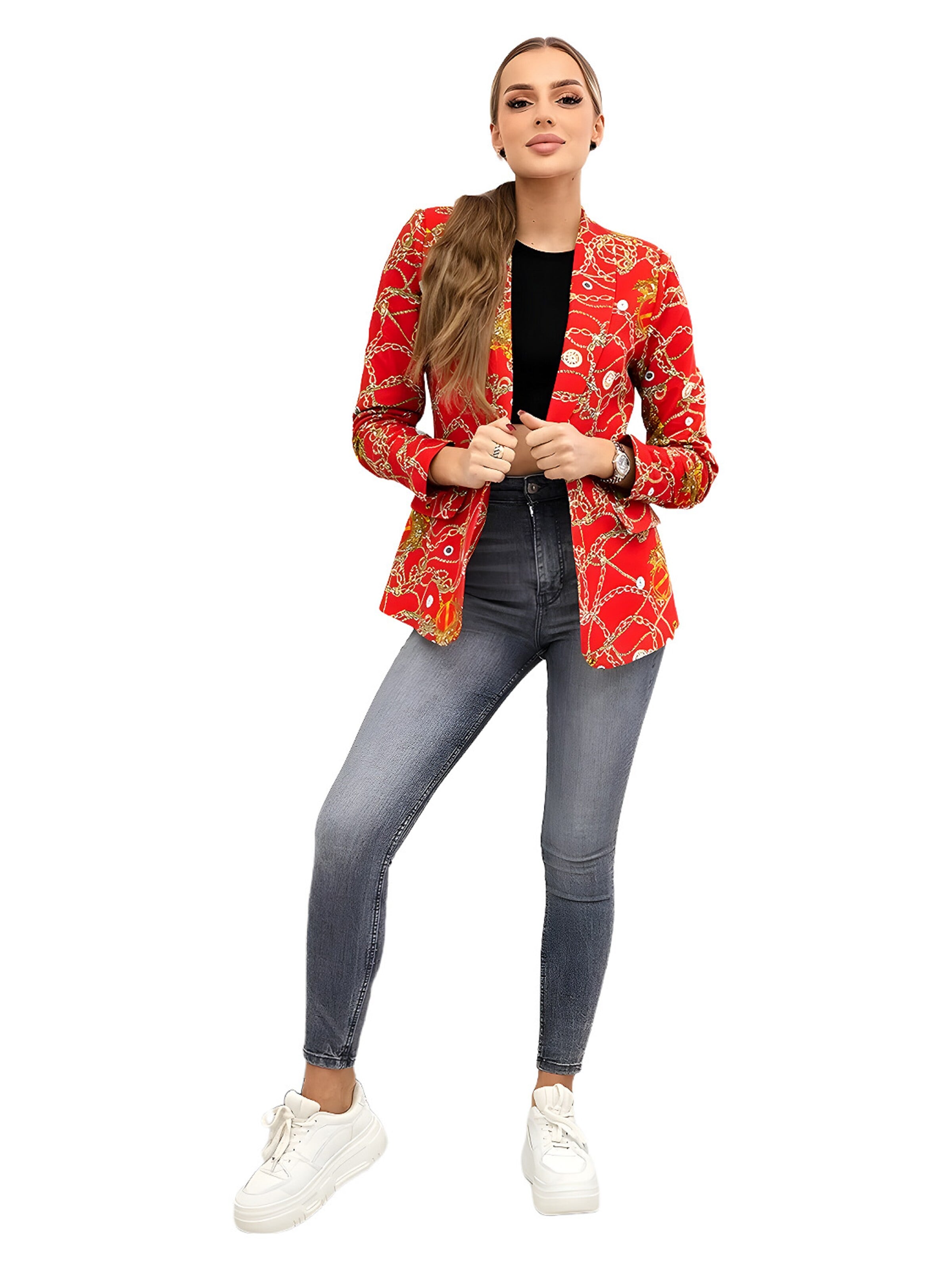 Lumera Blazer in Red