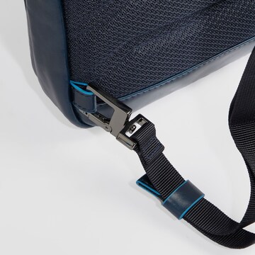 Piquadro Schoudertas 'Blue Square' in Blauw