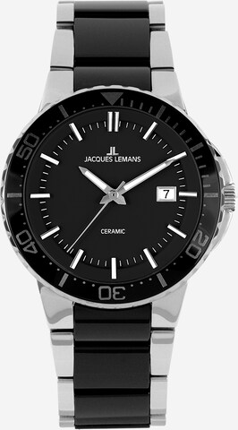 Jacques Lemans Analog Watch in Black: front