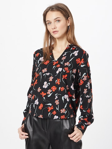 JDY Blouse 'EDITH' in Zwart: voorkant