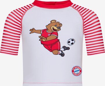 FC BAYERN MÜNCHEN Badeshirt Berni 'FC Bayern München' in Rot: predná strana