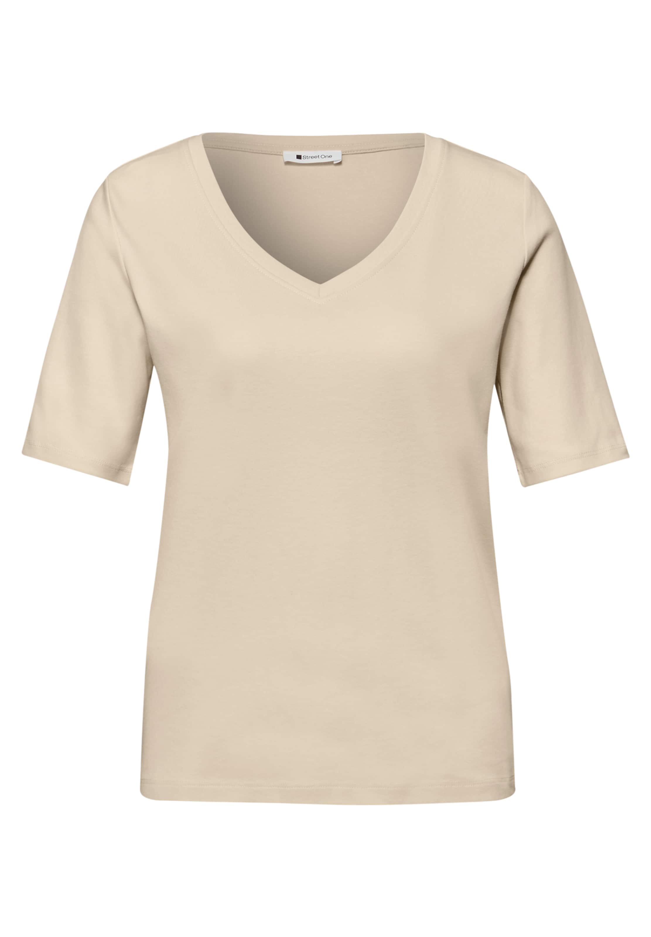 STREET ONE Shirt in Beige: front