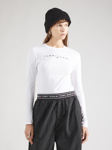 T-shirt Tommy Jeans en blanc : devant