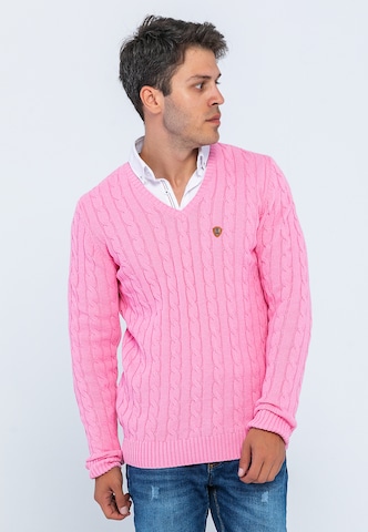 Giorgio di Mare - Pullover 'Matteo' em rosa: frente